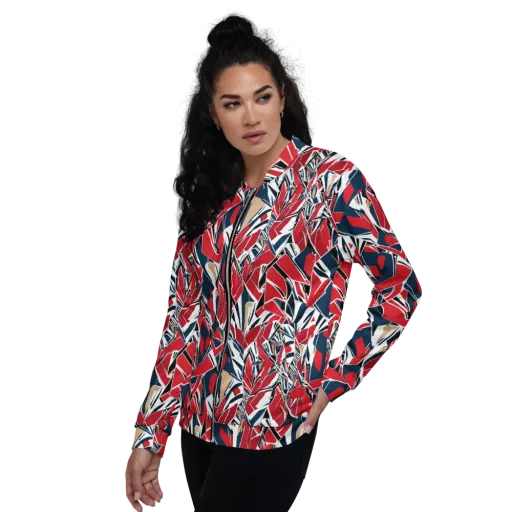 Crimson Shard on a Bomber Jacket