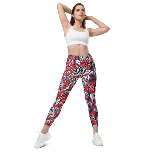 Crimson Shard on a Leggings with Pockets