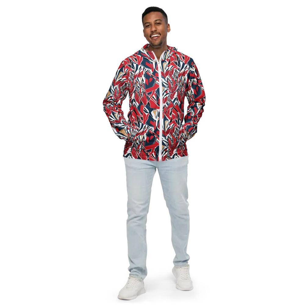 Crimson Shard on Men's Windbreaker — Front
