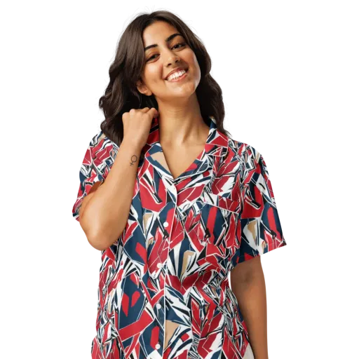 Crimson Shard on a Women's Short Sleeve Pajama Top