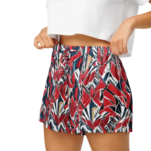 Crimson Shard on a Women's Pajama Shorts