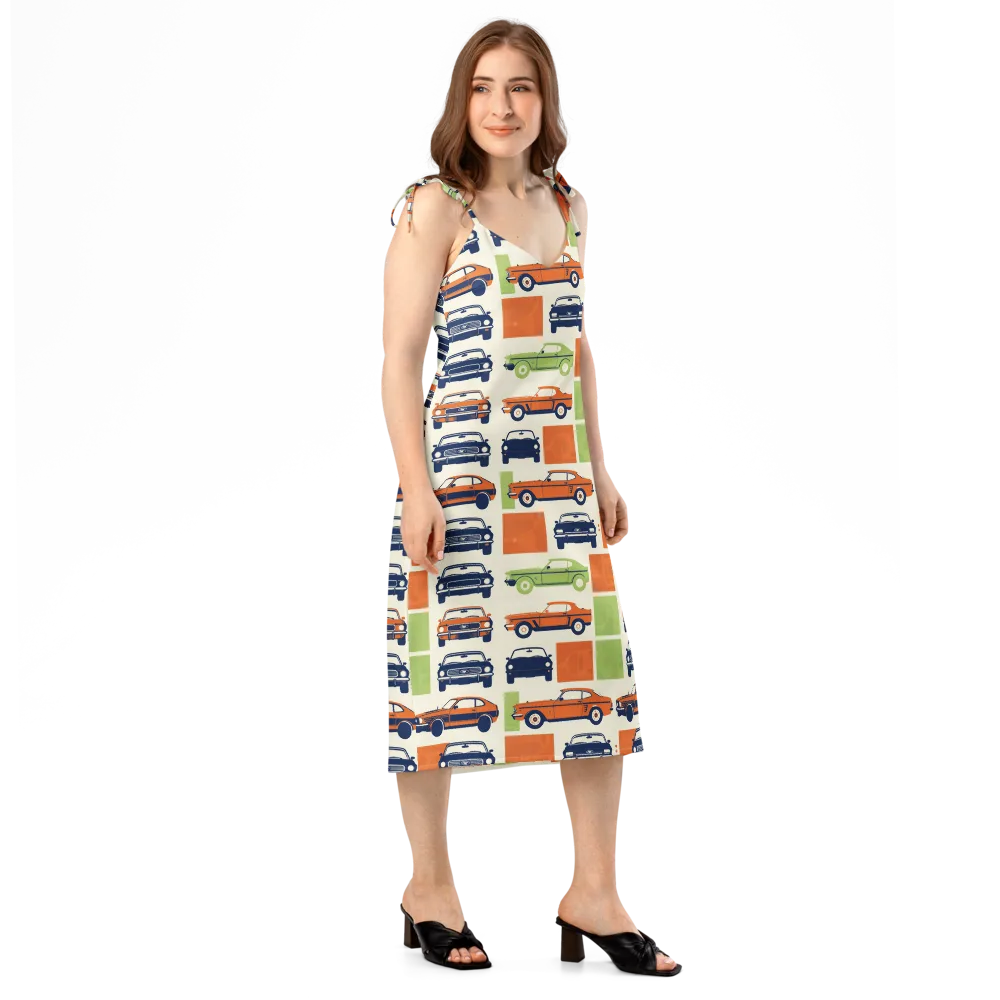 Chrome Orchard on Slip Dress — Right Front