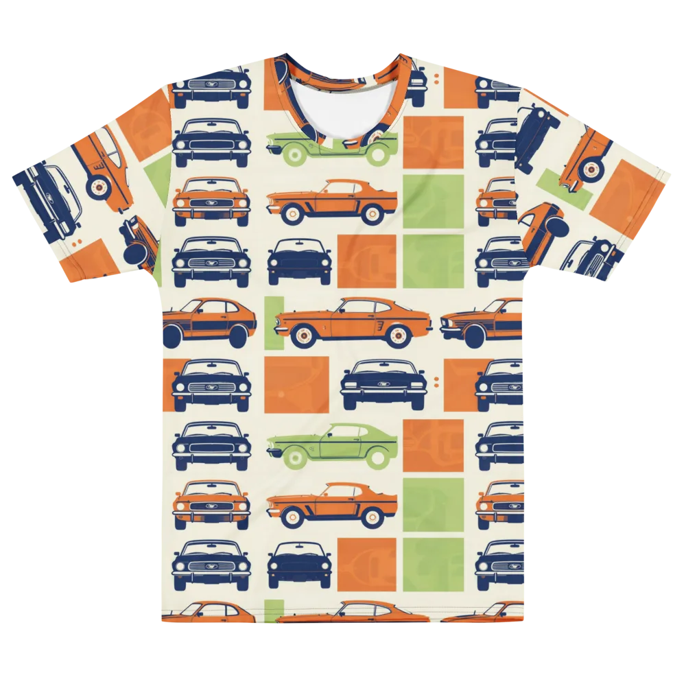 Chrome Orchard on Men's Cotton Crew Neck T-Shirt — Front