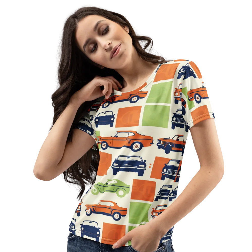 Chrome Orchard on Women's Crew Neck T-Shirt — Left Front