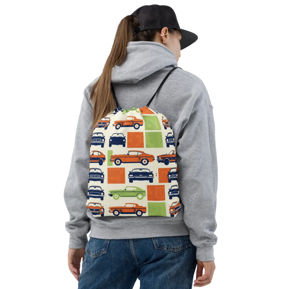Chrome Orchard on Drawstring Bag — Front