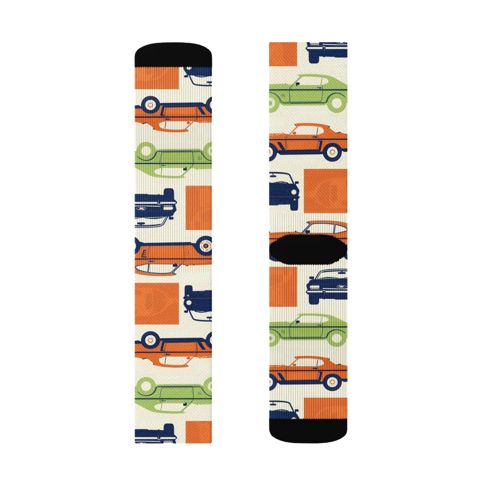 Chrome Orchard on Socks — Left Sock