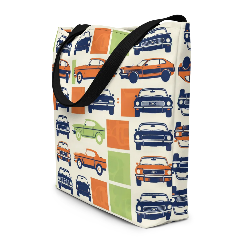 Chrome Orchard on Large Tote Bag W/ Pocket — Front