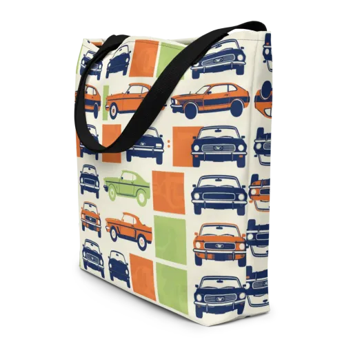 Chrome Orchard on a Large Tote Bag W/ Pocket