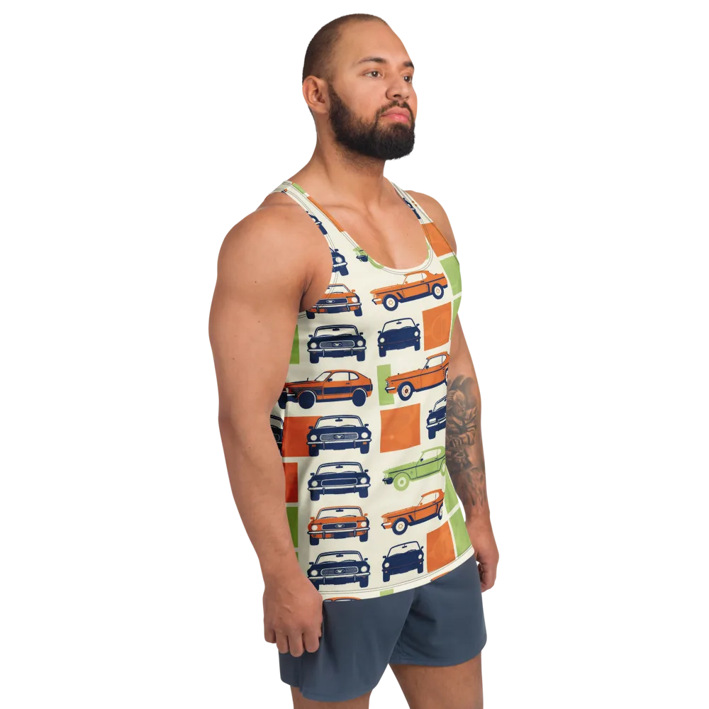 Chrome Orchard on Men's Tank Top — Right Front
