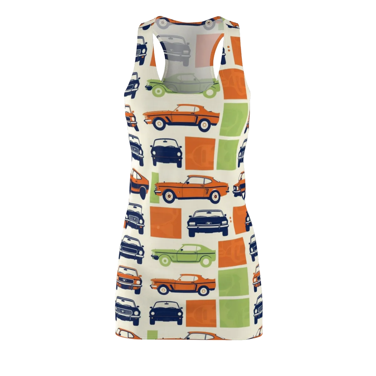 Chrome Orchard on Racerback Dress — Front