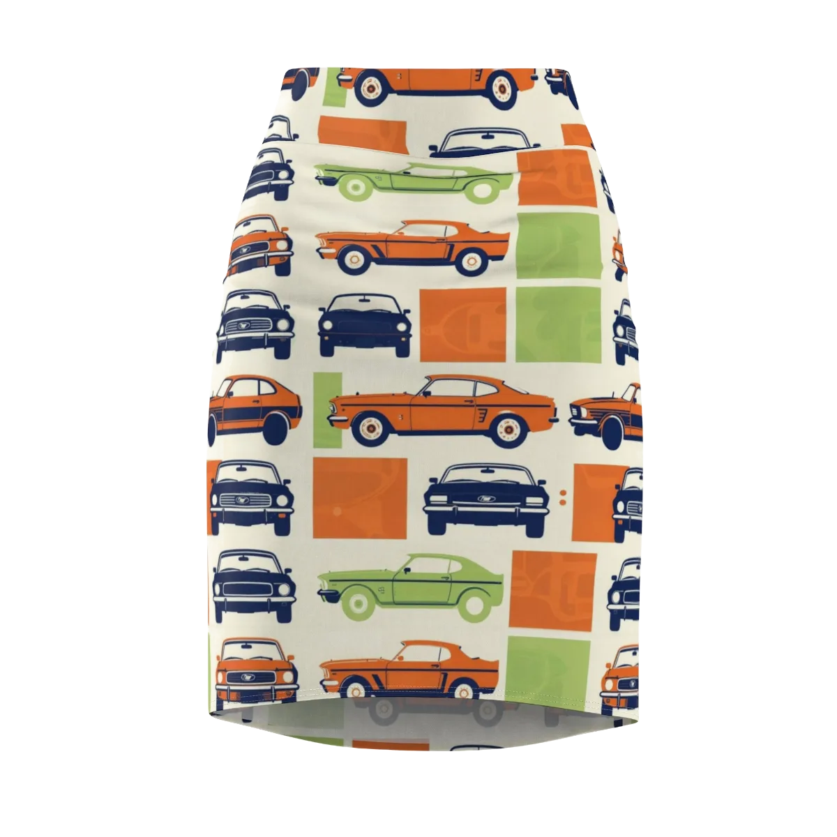 Chrome Orchard on Pencil Skirt — Front