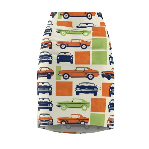Chrome Orchard on a Pencil Skirt