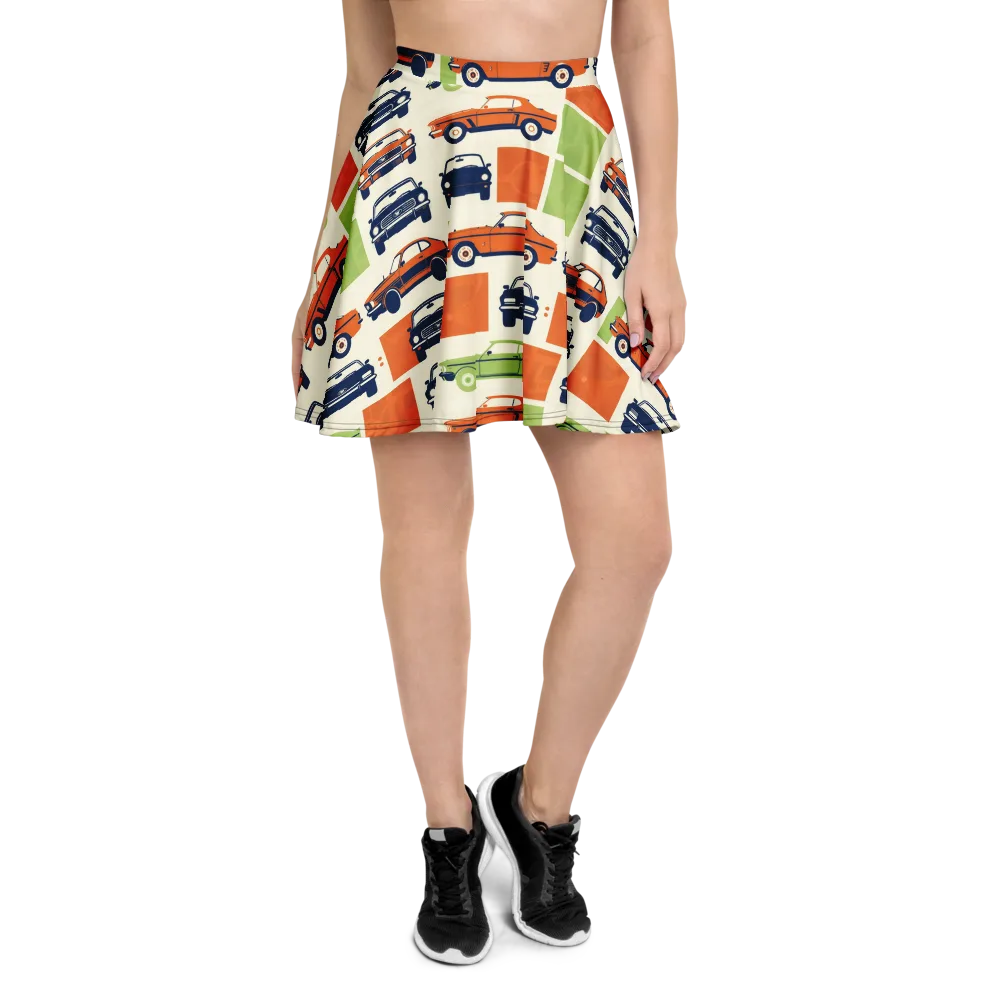 Chrome Orchard on Skater Skirt — Front