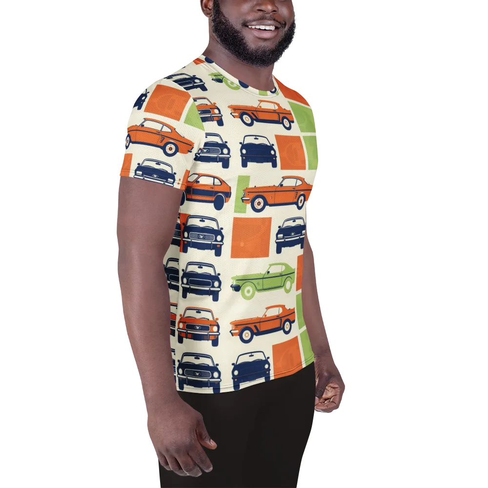 Chrome Orchard on Men's Athletic T-Shirt — Right