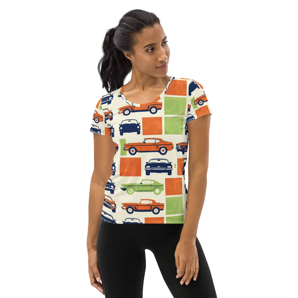 Chrome Orchard on Women's Athletic T-Shirt — Front
