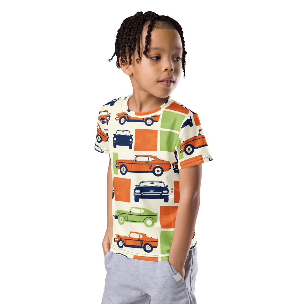 Chrome Orchard on Kids Crew Neck T-Shirt — Left Front