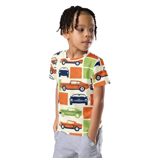 Chrome Orchard on a Kids Crew Neck T-Shirt