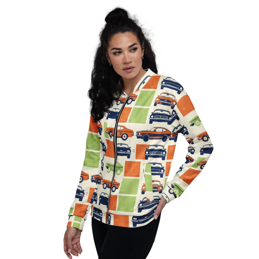 Chrome Orchard on Bomber Jacket — Left
