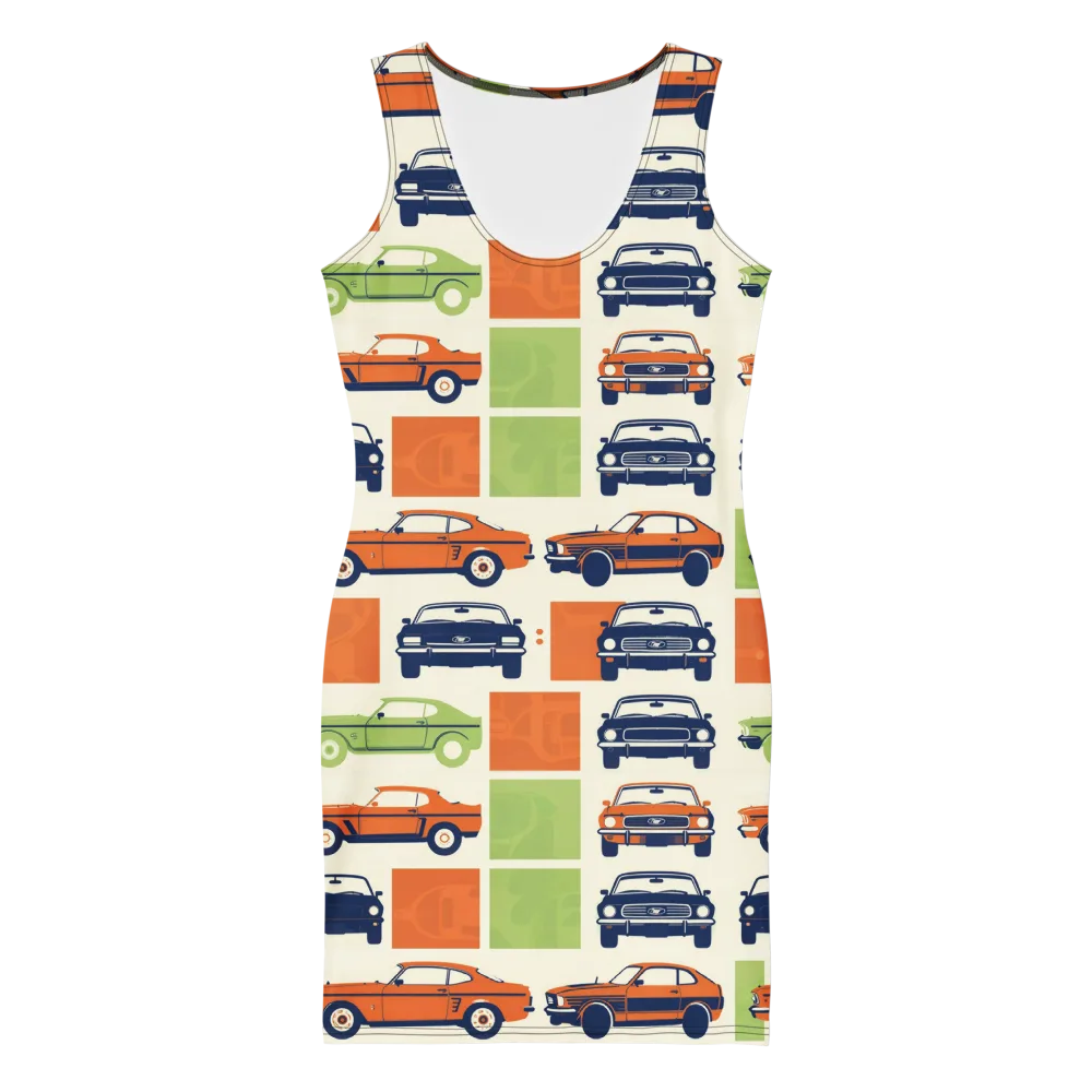 Chrome Orchard on Bodycon Dress — Front