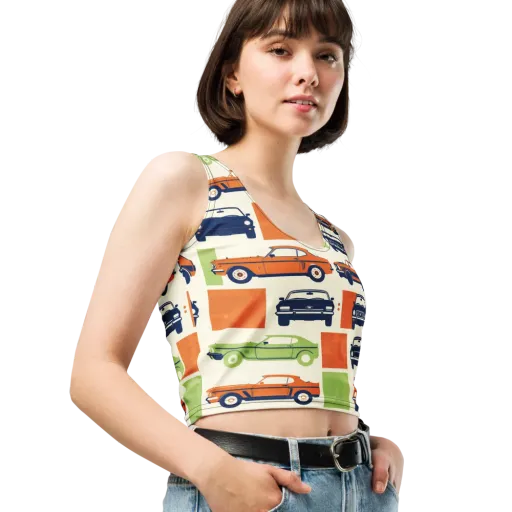 Chrome Orchard on a Crop Top