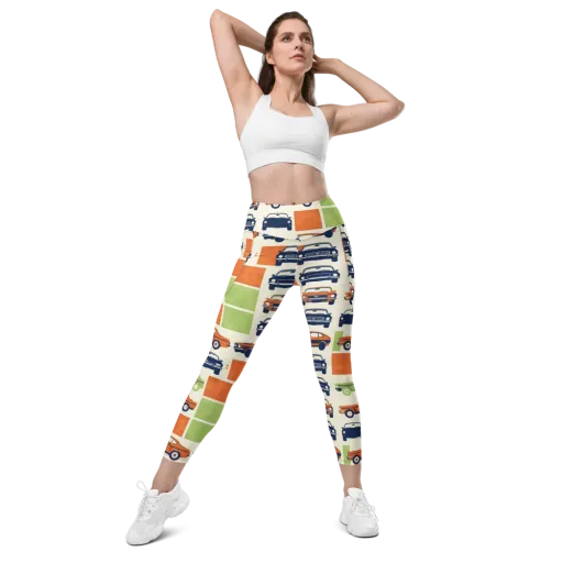 Chrome Orchard on a Leggings with Pockets