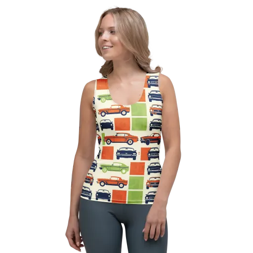 Chrome Orchard on a Women's Tank Top