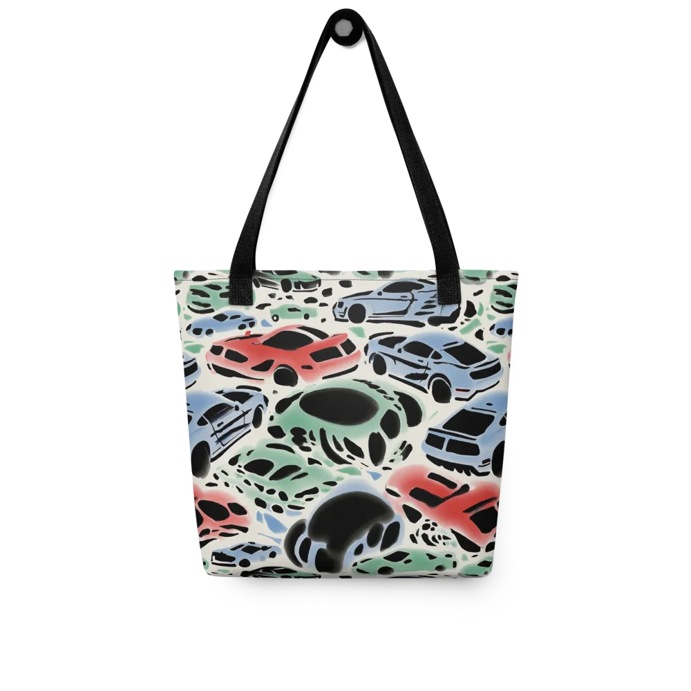 Neon Pit Lane on Tote Bag — Front