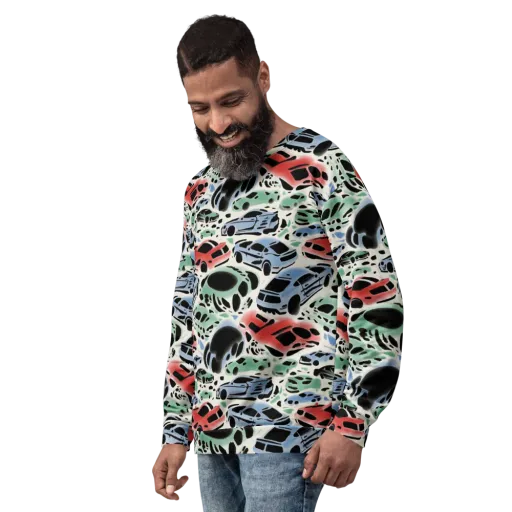 Neon Pit Lane on a Sweatshirt