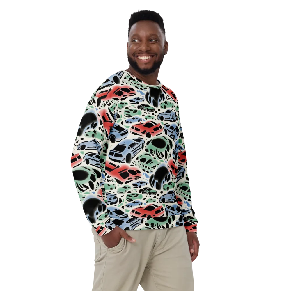 Neon Pit Lane on Sweatshirt — Front