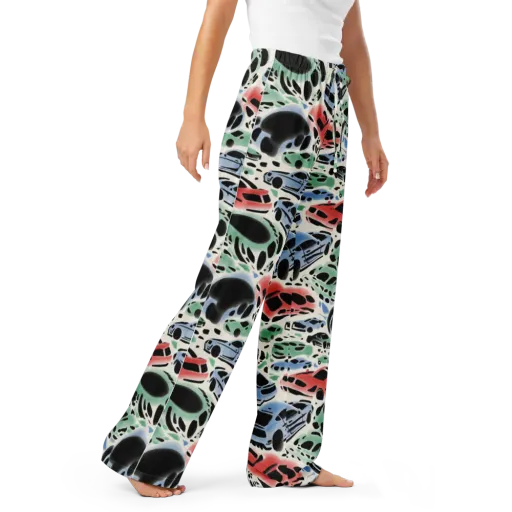 Neon Pit Lane on a Women's Pajama Pants