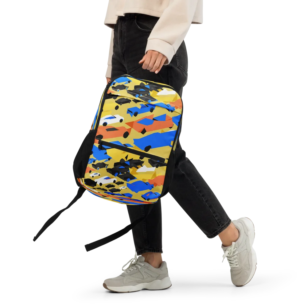 Neon Traffic on Utility Backpack — Front
