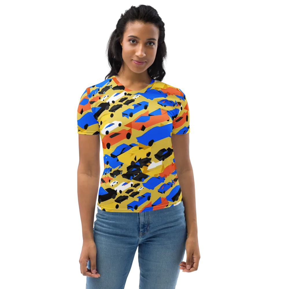 Neon Traffic on Women's Crew Neck T-Shirt — Front