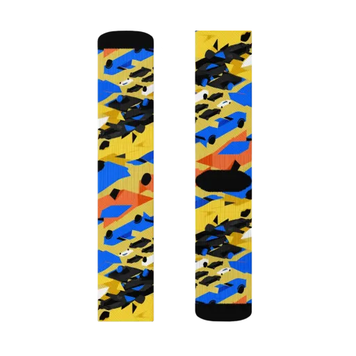 Neon Traffic on a Socks