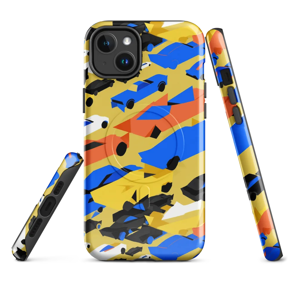 Neon Traffic on MagSafe Tough Case for iPhone® — Front