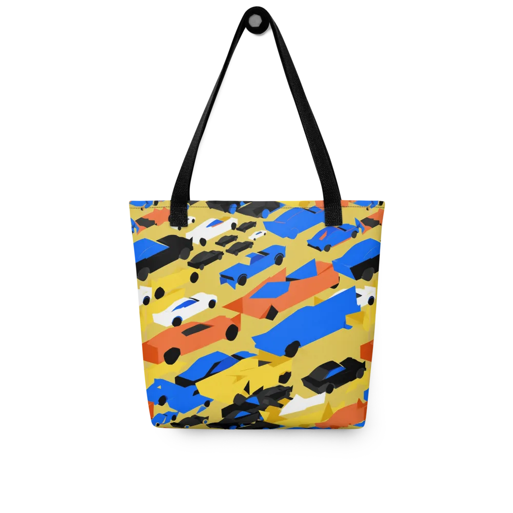 Neon Traffic on Tote Bag — Front