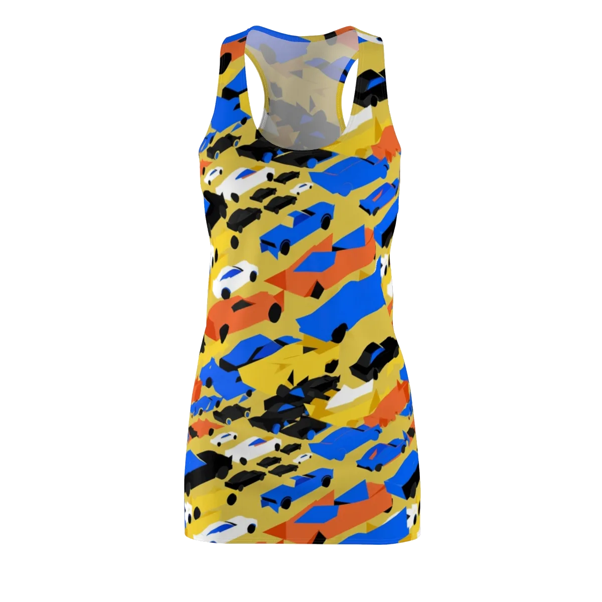 Neon Traffic on Racerback Dress — Front