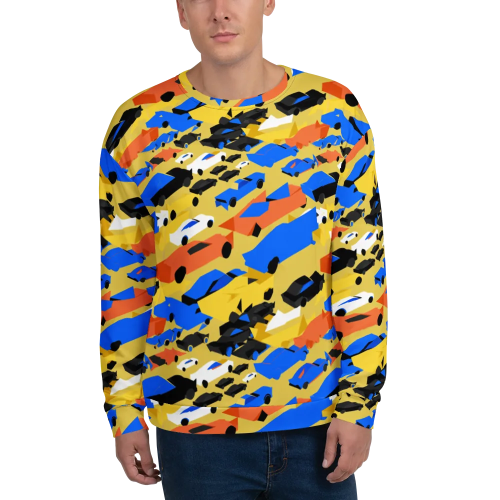 Neon Traffic on Sweatshirt — Front