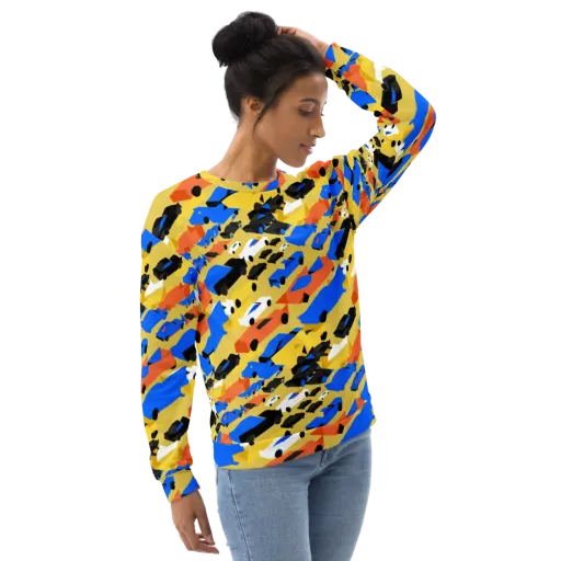 Neon Traffic on a Sweatshirt