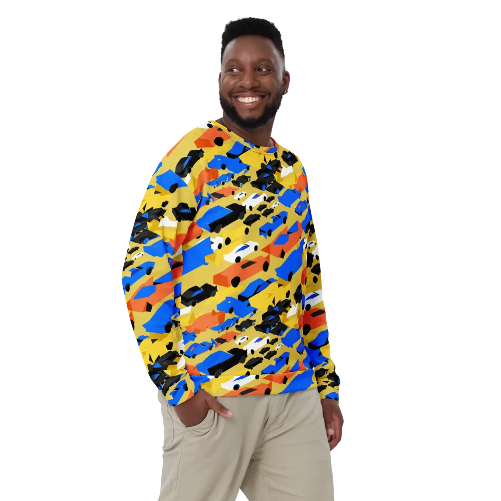 Neon Traffic on Sweatshirt — Front