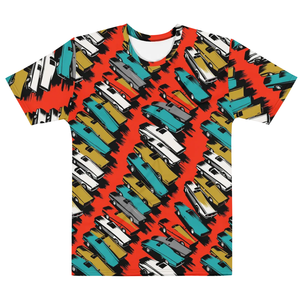 Chrome Riviera on Men's Cotton Crew Neck T-Shirt — Front