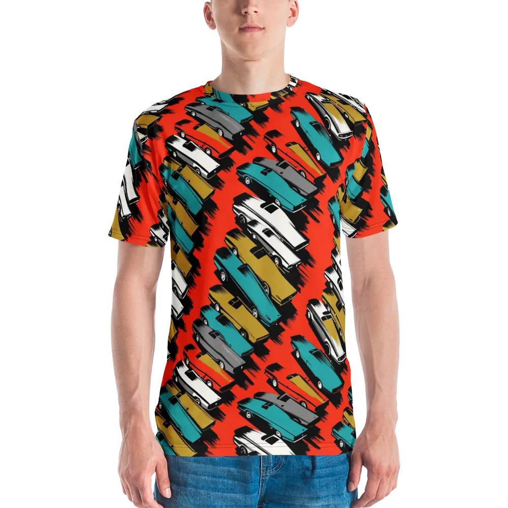 Chrome Riviera on Men's Crew Neck T-Shirt — Front
