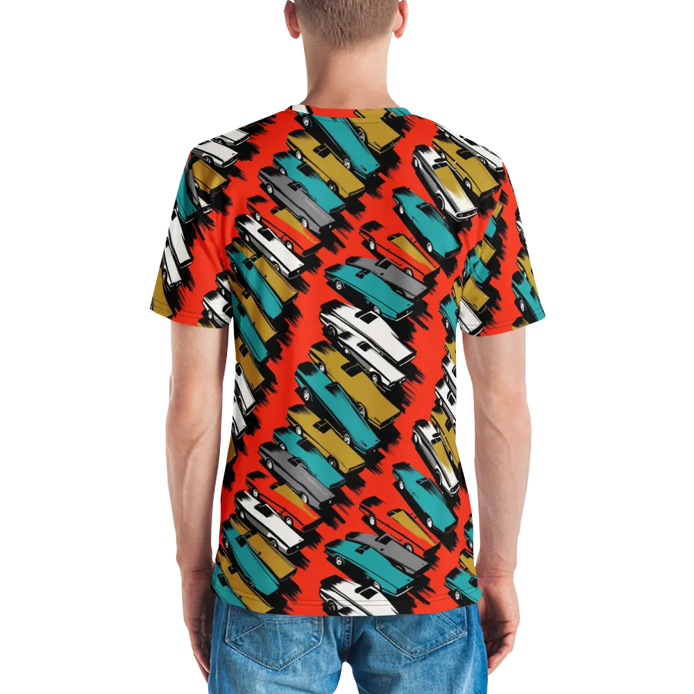 Chrome Riviera on Men's Crew Neck T-Shirt — Back