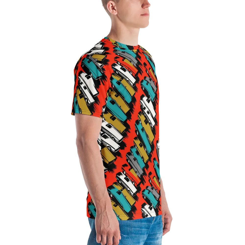 Chrome Riviera on Men's Crew Neck T-Shirt — Right