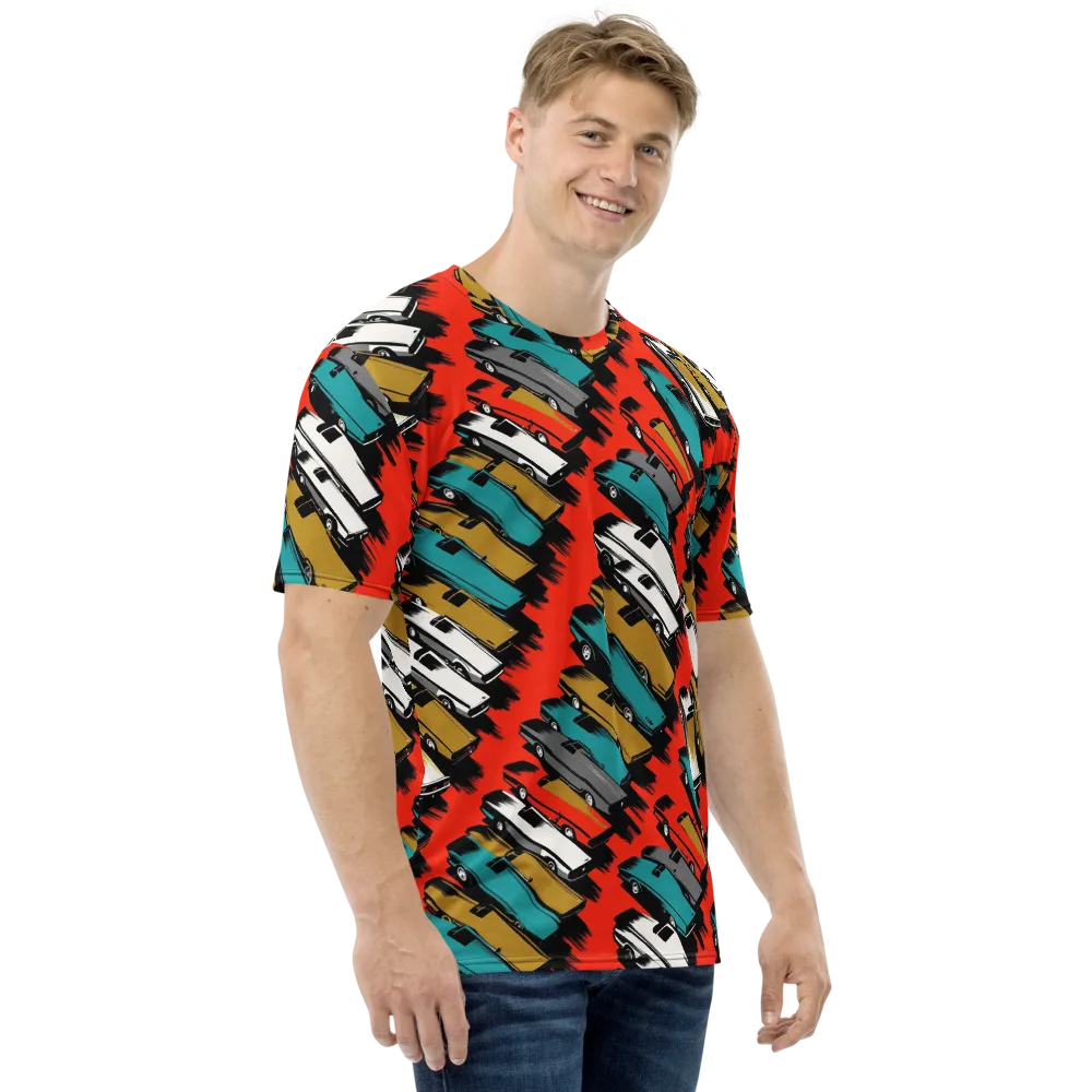 Chrome Riviera on Men's Crew Neck T-Shirt — Right
