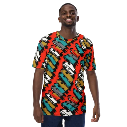 Chrome Riviera on a Men's Crew Neck T-Shirt