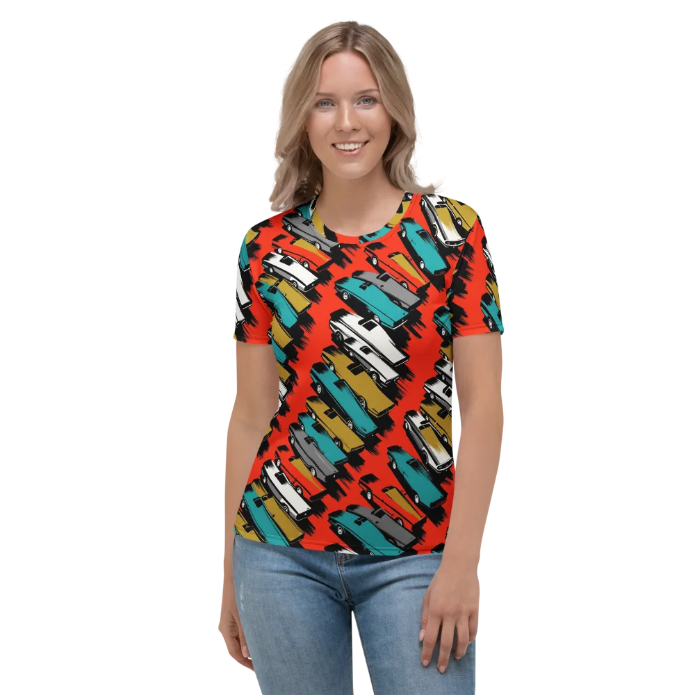 Chrome Riviera on Women's Crew Neck T-Shirt — Front
