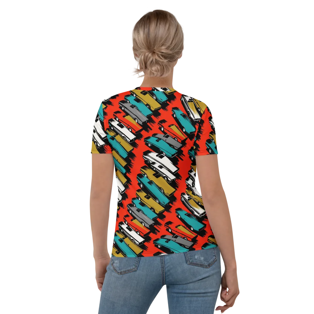 Chrome Riviera on Women's Crew Neck T-Shirt — Back