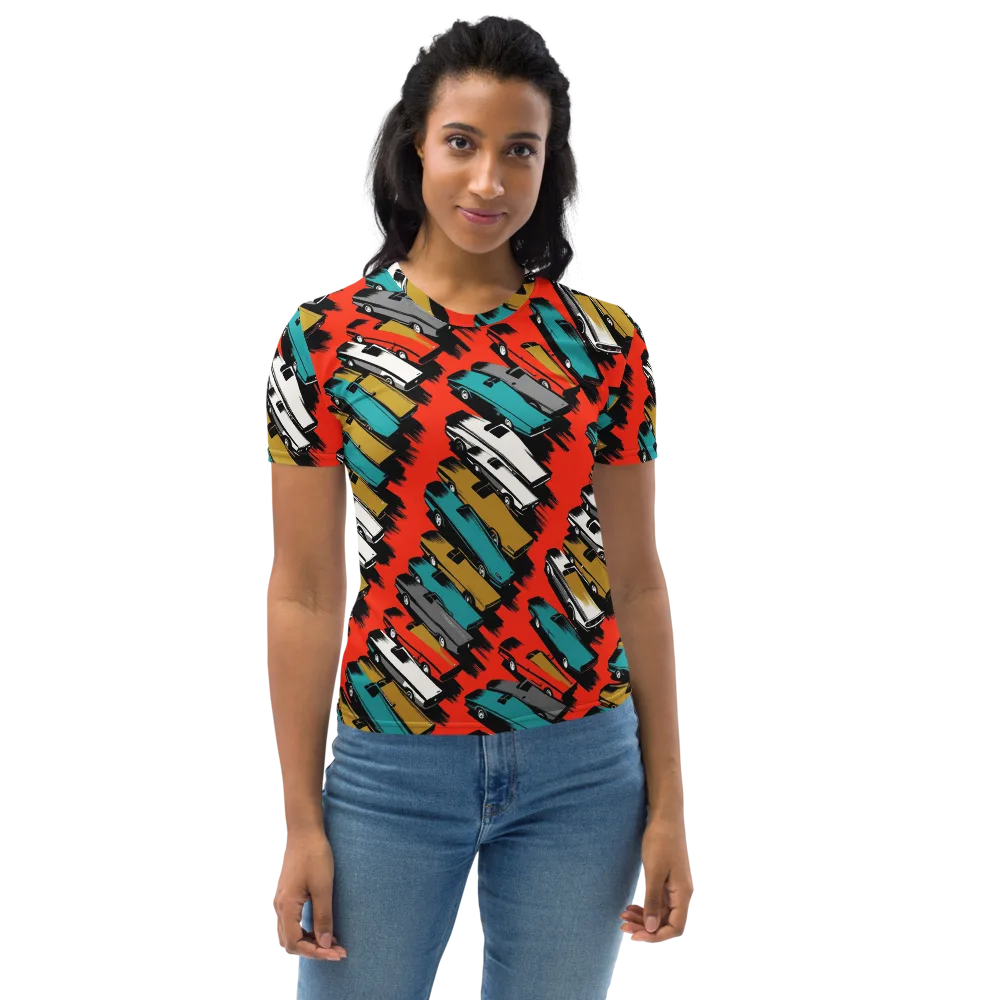 Chrome Riviera on Women's Crew Neck T-Shirt — Front