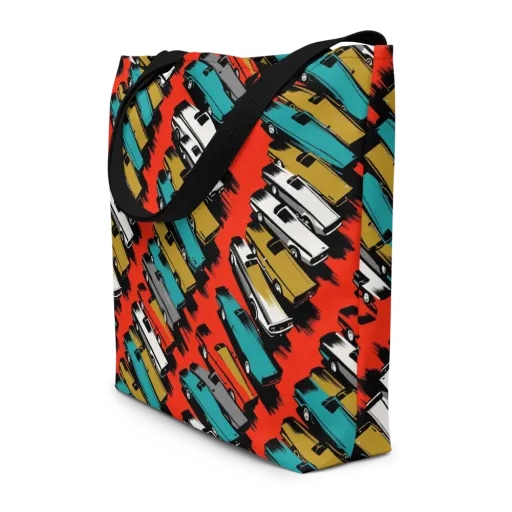 Chrome Riviera on a Large Tote Bag W/ Pocket