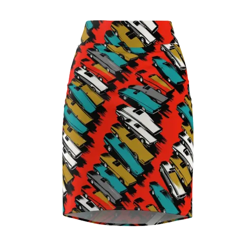 Chrome Riviera on a Pencil Skirt